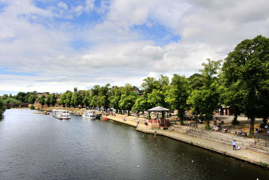 Fluss in Chester